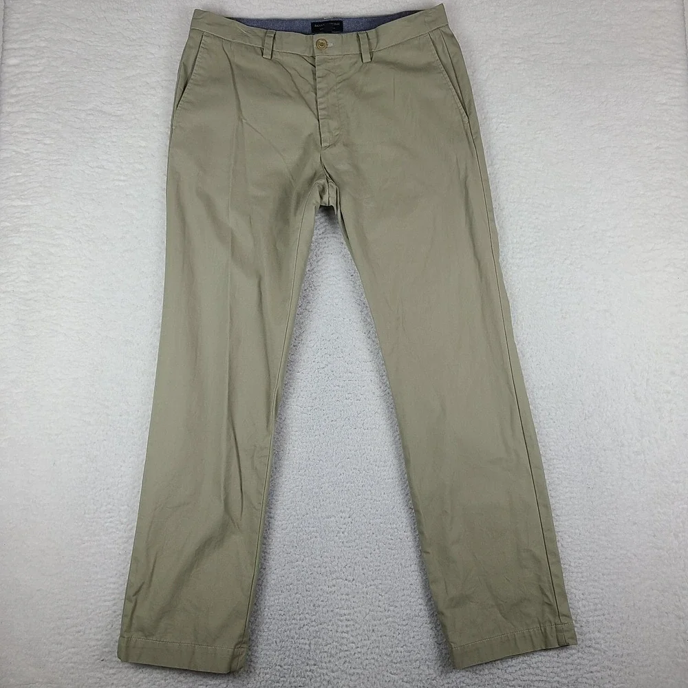 Banana Republic Pants Mens 35x34 Beige Emerson Chino Straight Leg Cotton
